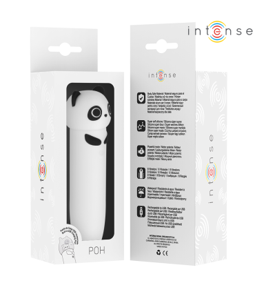 INTENSE POH BALA VIBRADORA PANDA RECARGABLE USB 10 X 22 CM