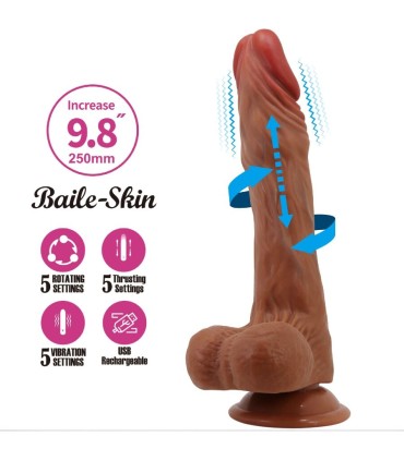 BAILE CALISTO DILDO REALISTICO 25 CM NATURAL