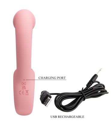 PRETTY LOVE ERYNNYES VIBRADOR PUNTO G ESTIMULADOR CLITORIS 10 VIBRACIONES ROSA