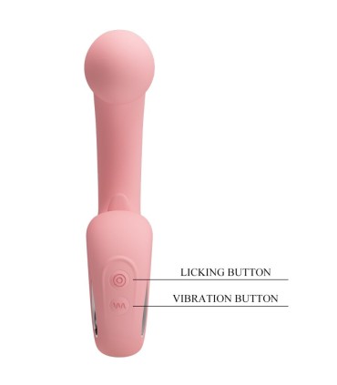 PRETTY LOVE ERYNNYES VIBRADOR PUNTO G ESTIMULADOR CLITORIS 10 VIBRACIONES ROSA
