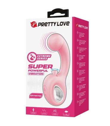 PRETTY LOVE ERYNNYES VIBRADOR PUNTO G ESTIMULADOR CLITORIS 10 VIBRACIONES ROSA