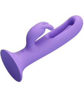 PRETTY LOVE KILLMOULIS VIBRADOR RABBIT 12 MODOS DE VIBRACION MORADO