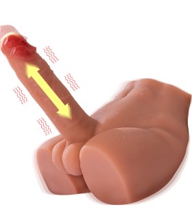 XISE PEEL DILDO ASS MASTURBADOR DILDO REALISTICO POSICION FRONTAL CON THRUSTING 175 CM