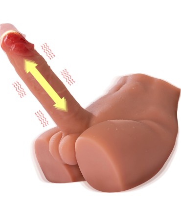 XISE PEEL DILDO ASS MASTURBADOR DILDO REALISTICO POSICION FRONTAL CON THRUSTING 175 CM