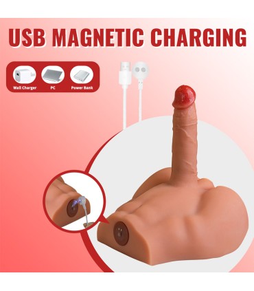 XISE PEEL DILDO ASS MASTURBADOR DILDO REALISTICO POSICION FRONTAL CON THRUSTING 175 CM