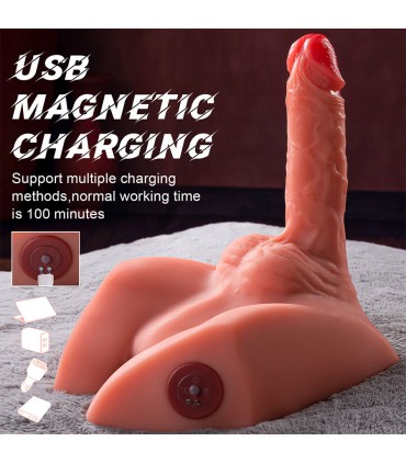 XISE MICHAEL MASTURBADOR DILDO Y ANO REALISTICO CON THRUSTING 15 CM