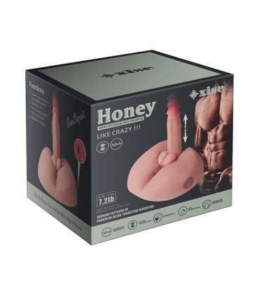 XISE HONEY MASTURBADOR DILDO REALISTICO CON VIBRACION 25 CM
