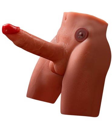 XISE JASON MASTURBADOR DILDO REALISTICO CON THRUSTING Y VIBRACION 17 CM