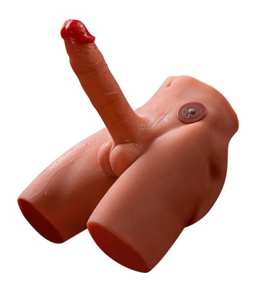 XISE JASON MASTURBADOR DILDO REALISTICO CON THRUSTING Y VIBRACION 17 CM