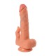 SHEQU JULIAN DILDO Y ESTIMULADOR DE CLITORIS CON VIBRACION Y CONTROL REMOTO 16 CM