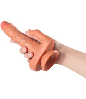SHEQU JULIAN DILDO Y ESTIMULADOR DE CLITORIS CON VIBRACION Y CONTROL REMOTO 16 CM