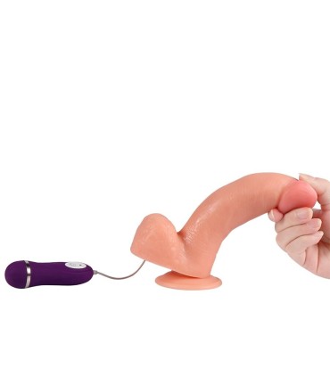 SHEQU ADAM DILDO VIBRADOR CON CONTROL REMOTO 21 CM