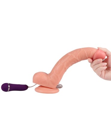 SHEQU OPTIMUS DILDO VIBRADOR CON CONTROL REMOTO 28 CM