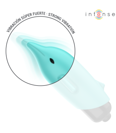 INTENSE ECHO BALA VIBRADORA DELFIN AZUL 8 X 47 CM