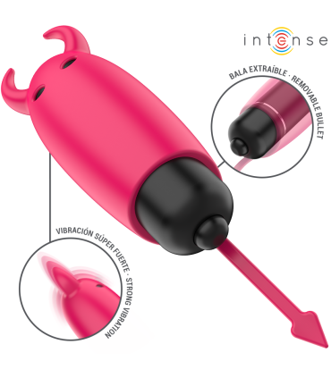 INTENSE SCARLET BALA VIBRADORA DEMONIO ROJO 93 X 24 CM
