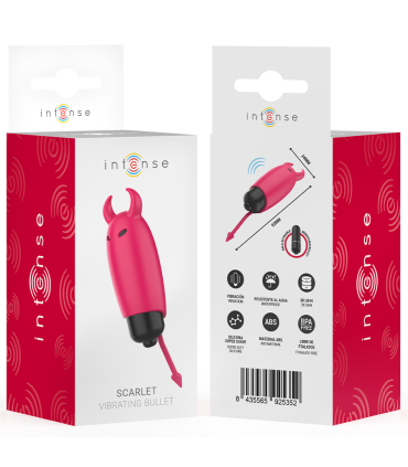 INTENSE SCARLET BALA VIBRADORA DEMONIO ROJO 93 X 24 CM