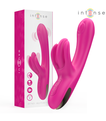 INTENSE BRITNEY VIBRADOR MULTIFUNCION RABBIT 23 CM ROSA