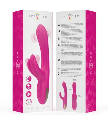 INTENSE BRITNEY VIBRADOR MULTIFUNCION RABBIT 23 CM ROSA