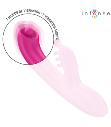 INTENSE CHRISTINA VIBRADOR MULTIFUNCION RABBIT 225 CM ROSA