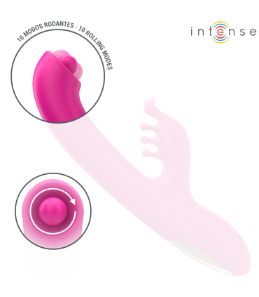INTENSE CHRISTINA VIBRADOR MULTIFUNCION RABBIT 225 CM ROSA