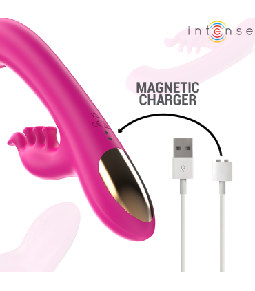 INTENSE CHRISTINA VIBRADOR MULTIFUNCION RABBIT 225 CM ROSA