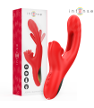 INTENSE - JESSICA VIBRADOR MULTIFUNCIÓN ESTIMULACIÓN CLÍTORIS 24.8 CM ROJO