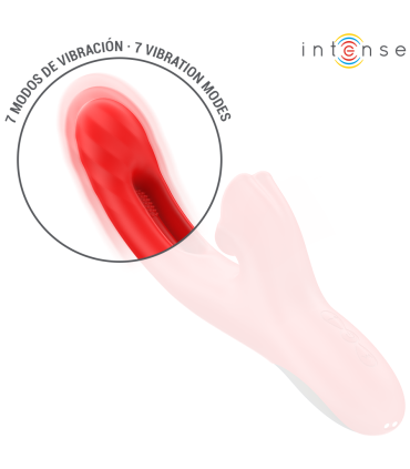 INTENSE JESSICA VIBRADOR MULTIFUNCION ESTIMULACION CLITORIS 248 CM ROJO
