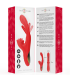 INTENSE JESSICA VIBRADOR MULTIFUNCION ESTIMULACION CLITORIS 248 CM ROJO