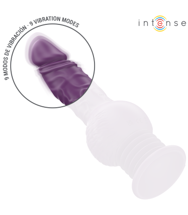INTENSE TATUM VIBRADOR MULTIFUNCION CON VIBRACION UP AND DOWN 24 CM MORADO