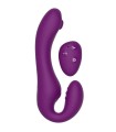 XOCOON - STRAPLESS STRAP-ON VIBRADOR 2 EN 1 CON CONTROL REMOTO MORADO