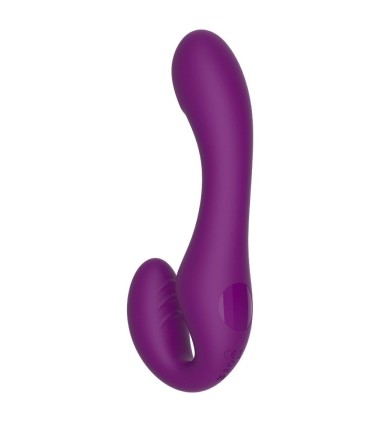 XOCOON STRAPLESS STRAP ON VIBRADOR 2 EN 1 CON CONTROL REMOTO MORADO