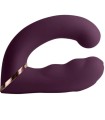 ROCKS- OFF - GEMINI VIBRADOR DUAL PUNTO G Y ESTIMULADOR CLÍTORIS MORADO