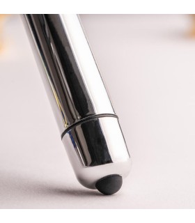 ROCKS OFF RO 80 CHROME BALA VIBRADORA PLATEADO