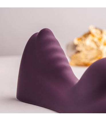 ROCKS OFF RUBY GLOW VIBRADOR SIT ON MORADO