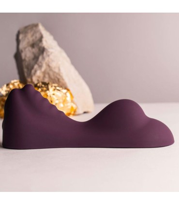 ROCKS OFF RUBY GLOW VIBRADOR SIT ON MORADO