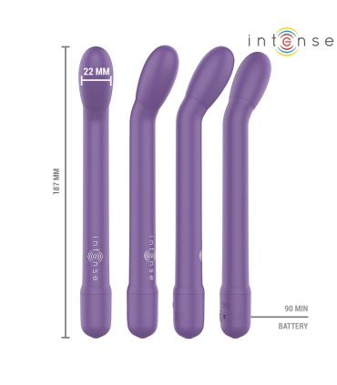 INTENSE KARLIE ESTIMULADOR PUNTO G RECARGABLE MORADO