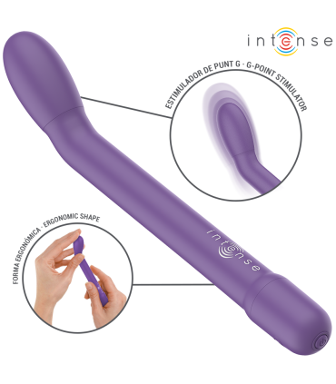 INTENSE KARLIE ESTIMULADOR PUNTO G RECARGABLE MORADO