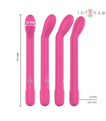INTENSE KARLIE ESTIMULADOR PUNTO G RECARGABLE ROSA