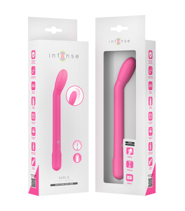 INTENSE KARLIE ESTIMULADOR PUNTO G RECARGABLE ROSA