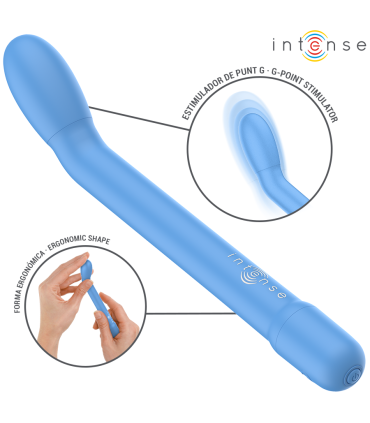INTENSE KARLIE ESTIMULADOR PUNTO G RECARGABLE AZUL