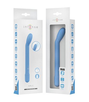 INTENSE KARLIE ESTIMULADOR PUNTO G RECARGABLE AZUL
