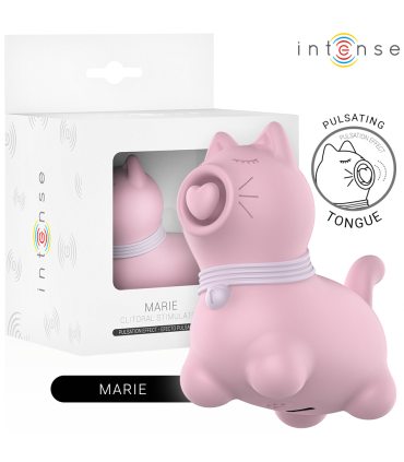 INTENSE MARIE ESTIMULADOR CON LENGUA EFECTO PULSACION ROSA