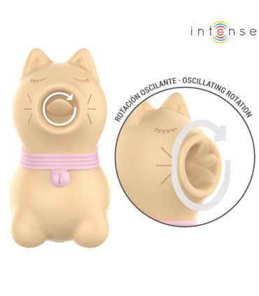 INTENSE TOULOUSE ESTIMULADOR CON LENGUA ROTATIVA 360º AMARILLO