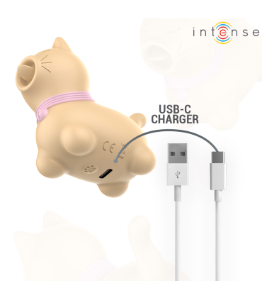 INTENSE TOULOUSE ESTIMULADOR CON LENGUA ROTATIVA 360º AMARILLO