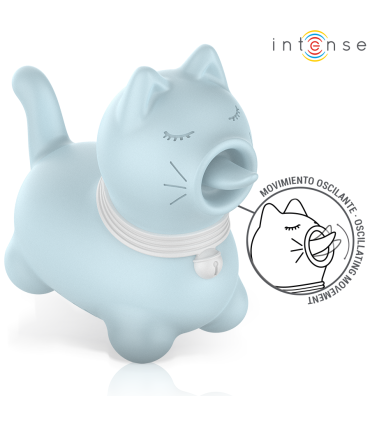 INTENSE DUCHESS ESTIMULADOR CON LENGUA ROTATIVA 360º AZUL