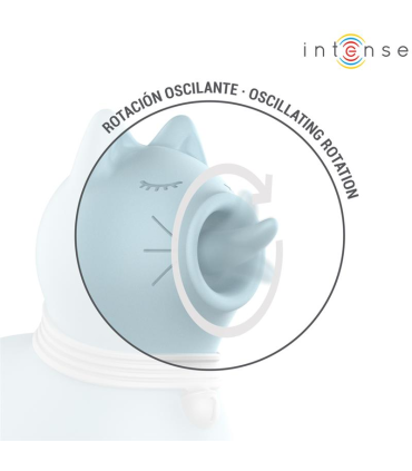 INTENSE DUCHESS ESTIMULADOR CON LENGUA ROTATIVA 360º AZUL