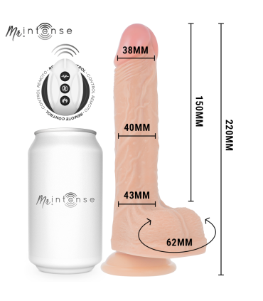 MR INTENSE BROSNAN REALISTICO MULTIFUNCION CON VIBRACION UP AND DOWN CONTROL REMOTO 22 CM O 4 CM