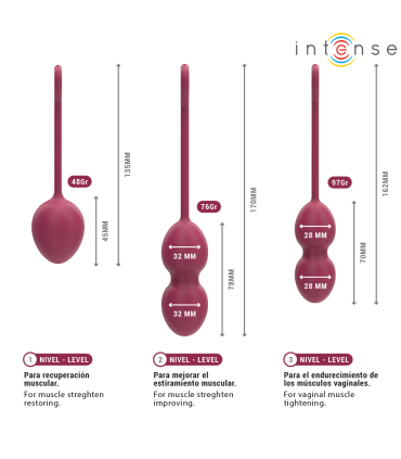 INTENSE CHARLI KIT BOLAS KEGEL VIOLET