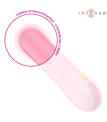 INTENSE BARBARA VIBRADOR CON PERLAS GIRATORIAS