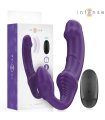 INTENSE - JILL VIBRADOR DOBLE 20 CM VIOLETA CONTROL REMOTO
